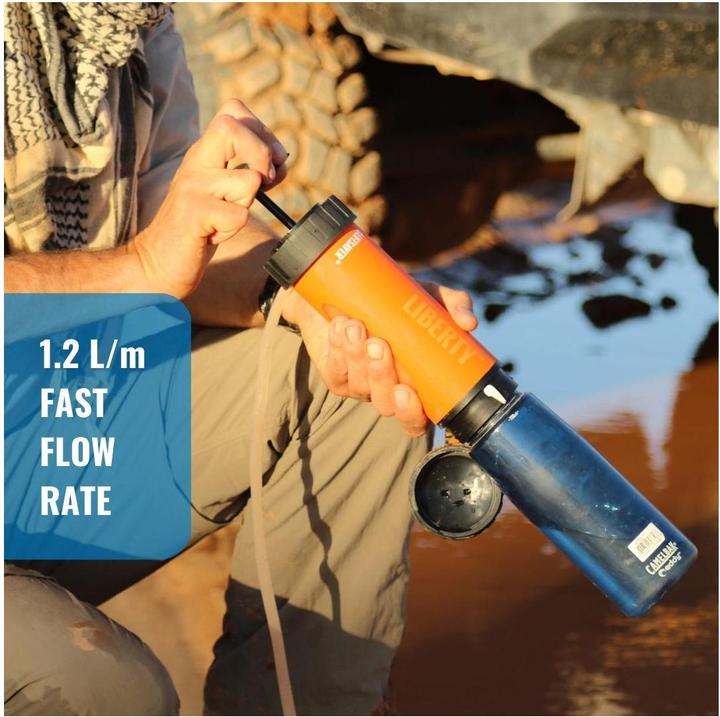 Productafbeelding LifeSaver Liberty waterfilter, oranje (0.40 l)