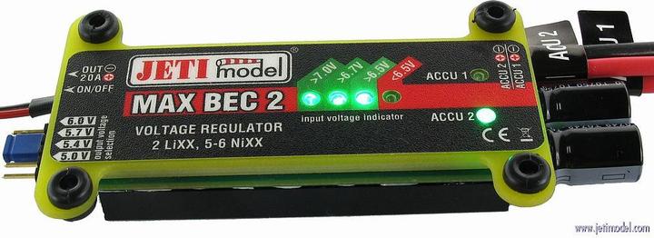 Produktbild Jeti MAX BEC 2 Regulator (8595245909659)