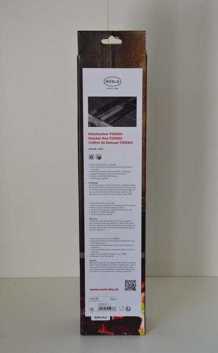 Produktbild Rösle Räucherbox Videro Inox 40.8x6 cm