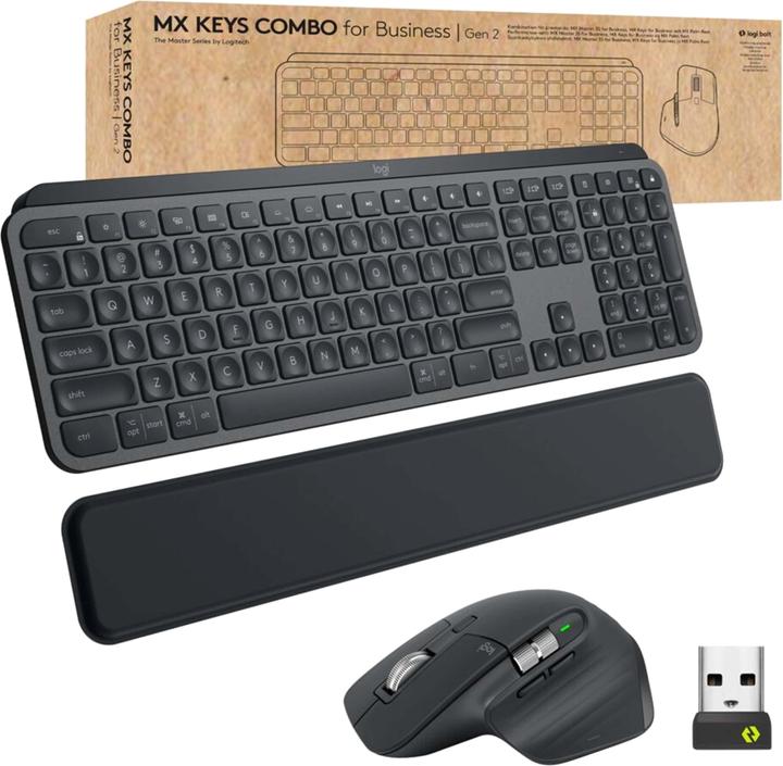 Produktbild Logitech Mx Keys Combo For Business Gen (DE, Kabelgebunden)