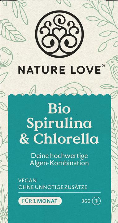 Image du produit Nature Love Spiruline biologique & Chlorella (180 g)