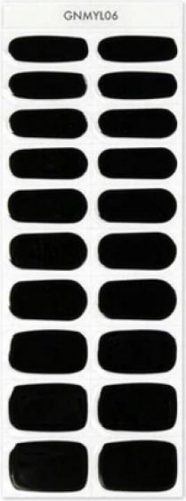 Nutritional values and ingredients MoYou London Gel Nail Strips Jet Black (Nail varnish dryer, Jet Black)