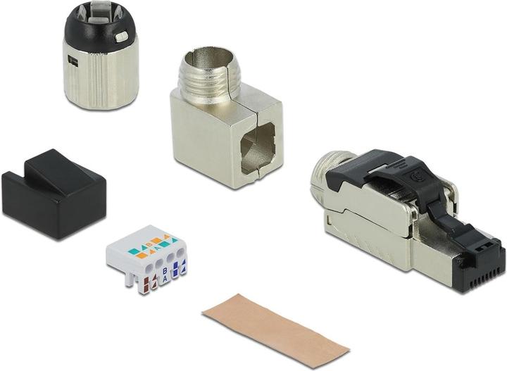 Produktbild Delock Stecker RJ45 Cat.8.1 Feldkonfektion, 1 Stück, Metall (Netzwerkkabel Stecker)