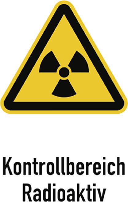 Moravia Warning sign Radioactive Foil, 148x210 mm