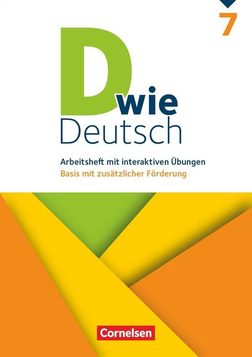 Immagine prodotto D wie D 7 AH BzF+IAÜ (Tedesco, Beate Hallmann, Elizabeth Schäpers, Mona Miethke-Frahm, Michaela Krauß, Ricarda Lohrsträter, Corinna Nagel, Sandraua, Sven/Deters, Ulrich/Heidmann-Weiss, Verde, 2020)