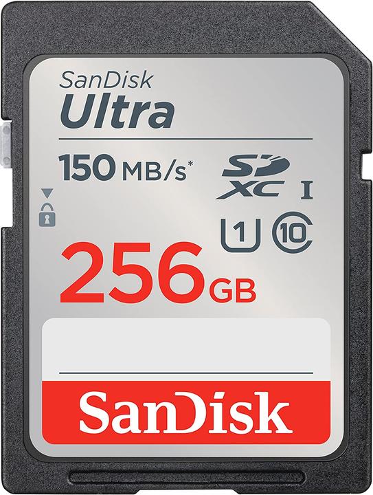 SanDisk Ultra (256 GB, SDXC, U1, UHS-I)