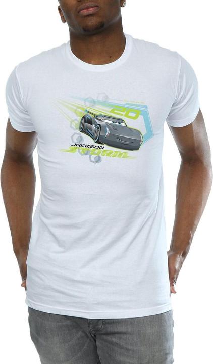 Actual product image Disney Mens Cars Jackson Storm T-Shirt (XXL)