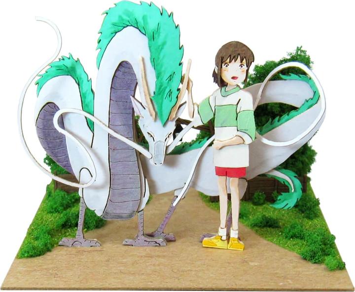 Actual product image Sankei Chihiros Reise ins Zauberland - Drache Haku und Chihiro - Paper Art Box