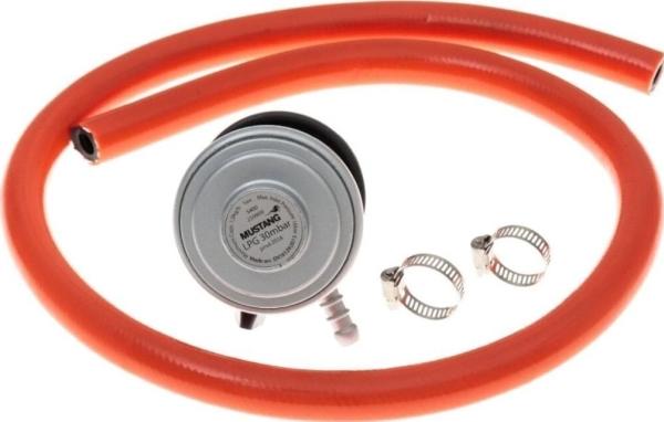 Actual product image Mustang Grill Low pressure regulator and hose