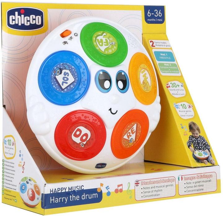 Immagine prodotto Chicco Harry il tamburo (Italiano, Inglese, Francese, Tedesco, Olandese, Portoghese, Spagnolo)