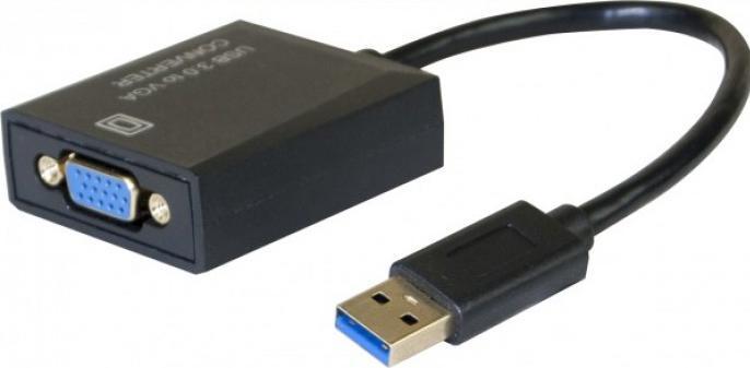 Exertis Connect USB 3.0 Graphics Card VGA Adapter Quickly add a graphics card to your computer (VGA, 23 cm)