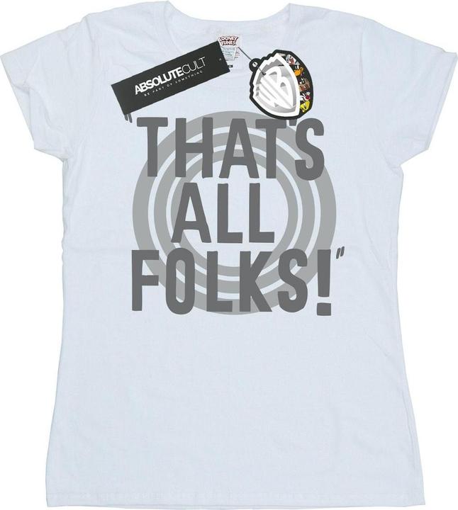 Image du produit Looney Tunes - T-shirt THAT'S ALL FOLKS TEXT - Femme (L)