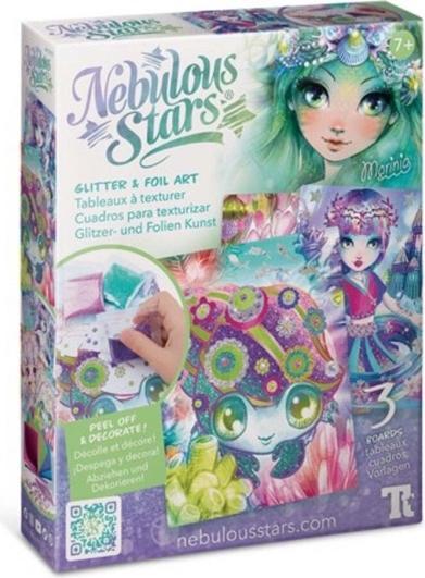 Nebulous Stars Glitter & Foil Art