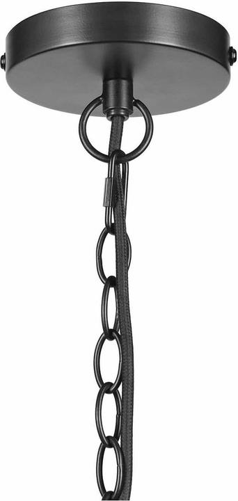 Image du produit Loberon Lampe à suspendre Yvron argent antique/noir (E27)