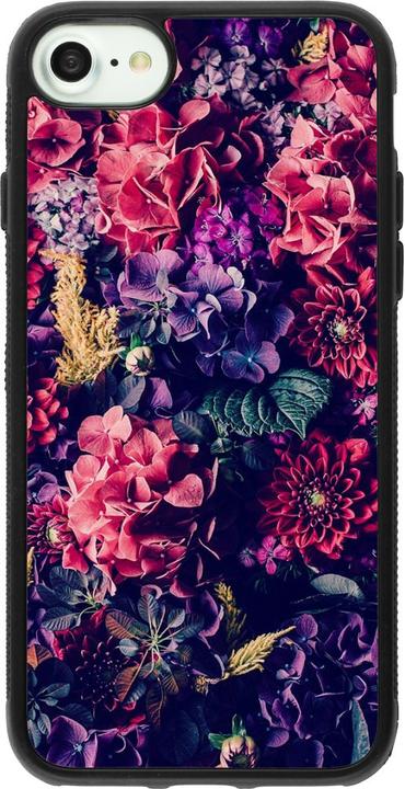 Actual product image PhoneLook Cover Silicone Black Flowers Dark (Apple iPhone 7)