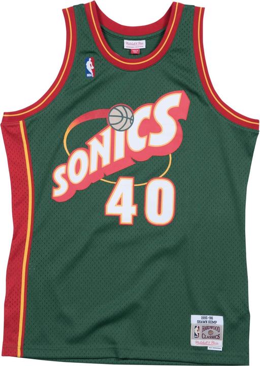 Actual product image Mitchell & Ness nba jerey eattle uperonic hawn kemp (S)