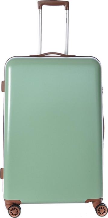 Produktbild Anständiger Retro -Koffer grosser 76 cm Olivenlichtgrün (96 l)