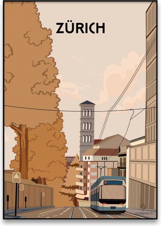 Actual product image Plakativ Zürich Poster A1 (59.4 x 84.1 cm)