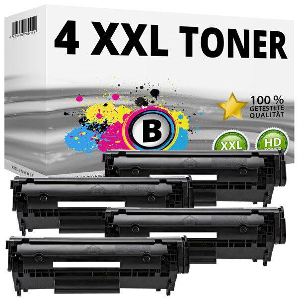 Produktbild Druckfuxx 4x Toner FX-10 für Canon Laserfax L100 L120 L140 L160 PC-D 440 450 Fax