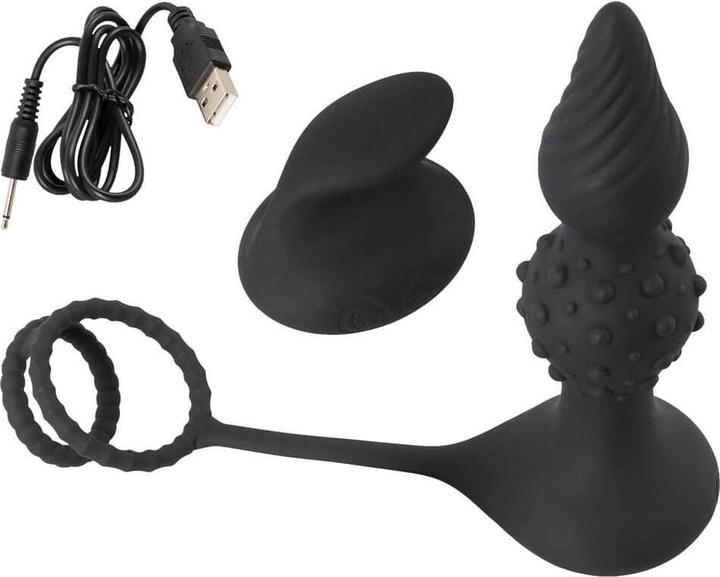 Produktbild Rebel RC Butt Plug with Cock & Ball Rings