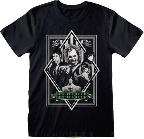 Heroes Inc Beetlejuice 2 T-Shirt Poster Plain Grösse XL (XL)