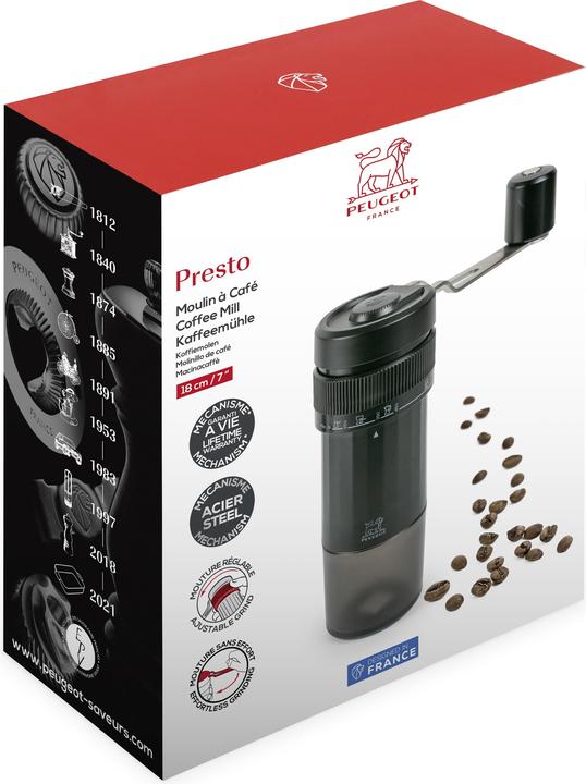 Image du produit Peugeot PRESTO Moulin café Acryl 17 cm