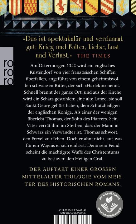 Image du produit Die Bücher vom Heiligen Gral 01. Der Bogenschütze (Allemand, Bernard Cornwell, 2012)