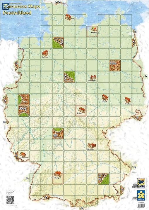 Actual product image Hans im Glück Carcassonne Maps Germany (German)