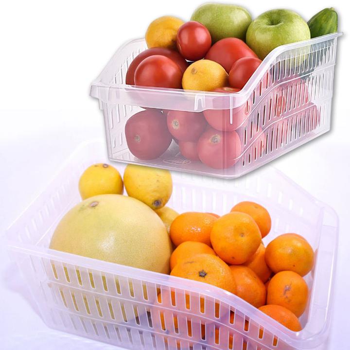 Image du produit Hermex Boîte de réfrigérateur Organiseur de réfrigérateur Boîte de rangement Récipient de cuisine