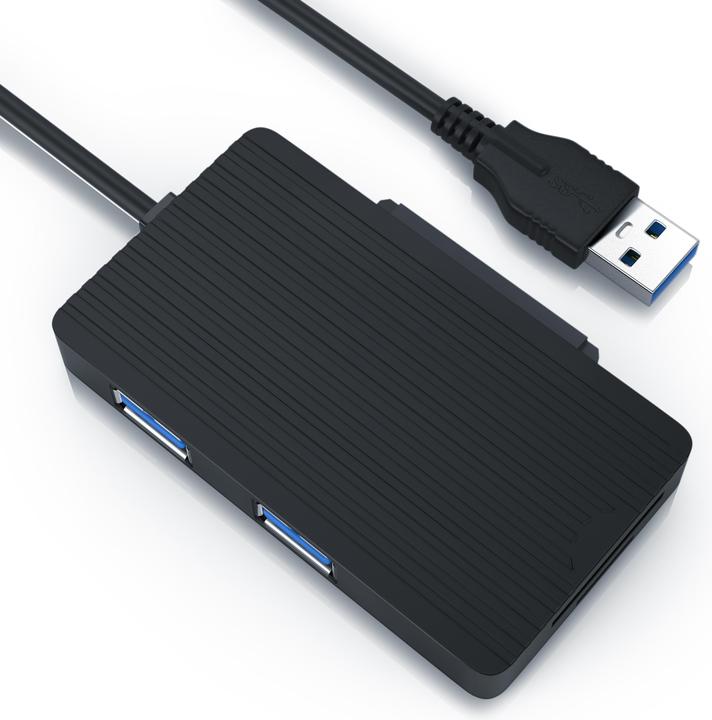 Produktbild CSL USB 3.0 zu SATA Adapter mit Cardreader