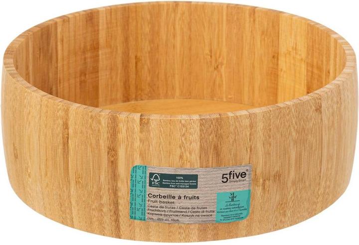 Productafbeelding 5Five Bamboe fruitmand 30 cm