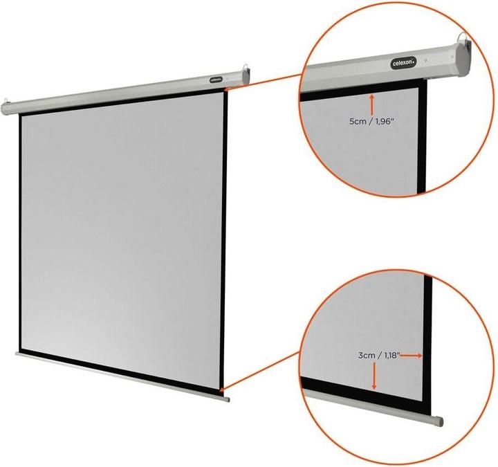 Produktbild Celexon Motor Economy, Leinwand, 1:1 (87.40", 1:1)