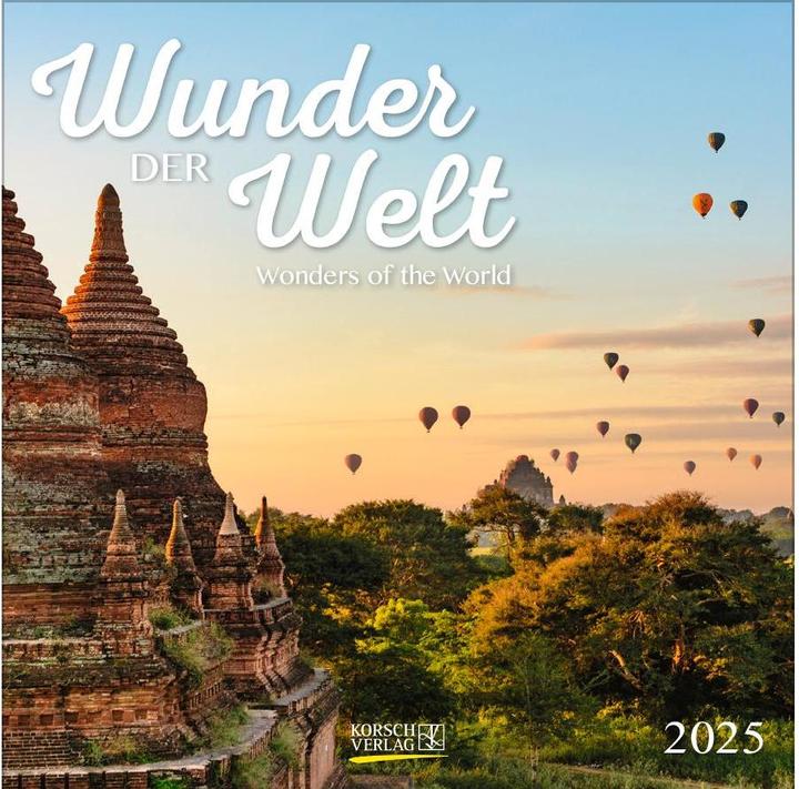 Produktbild Wunder der Welt 2025 (30 x 30 cm, Harter Einband, Deutsch)