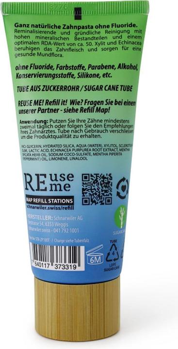 Actual product image ReUseMe LOVE DENT Toothpaste without Fluoride with Echinacea & Xylitol (100 ml)