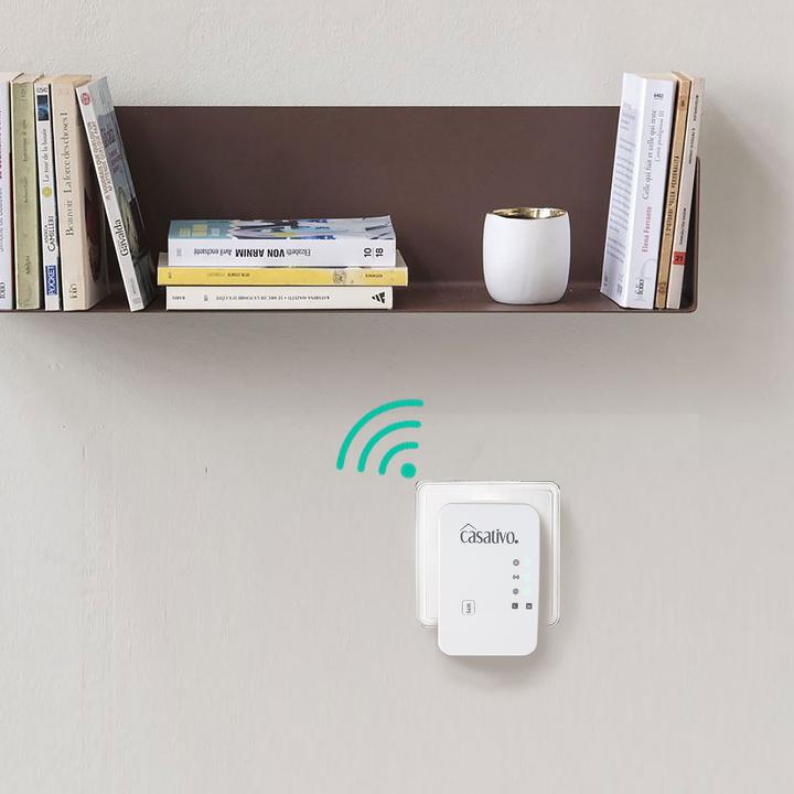 Immagine prodotto Casativo 2er-Set Mini-WLAN-Repeater mit WPS-Funktion, 300 Mbit/s, LAN-Anschluss & 2,4 GHz (300 Mbit/s)