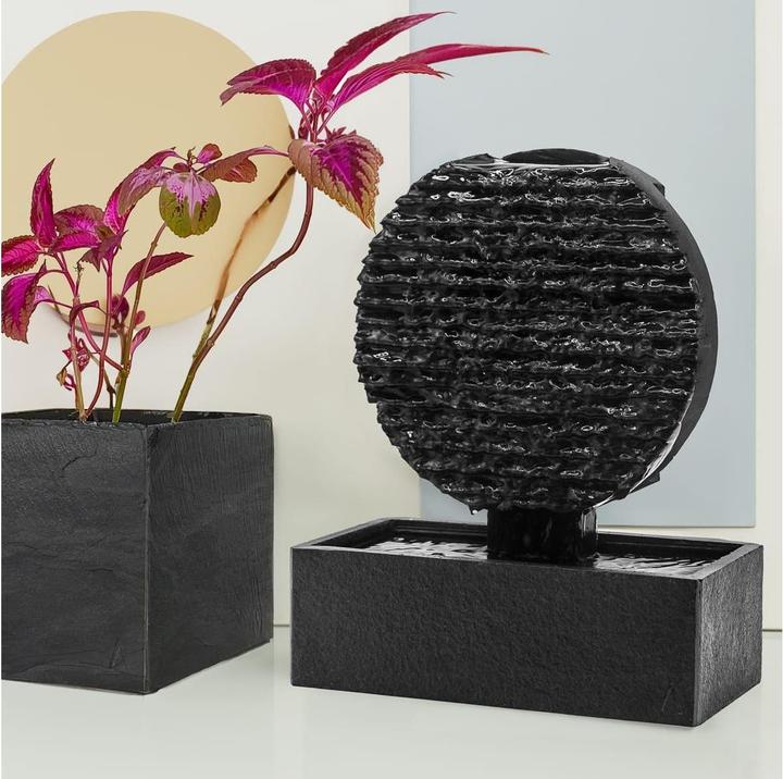 Produktbild Climaqua Zimmerbrunnen Kreis aus Schiefer AYO S.
