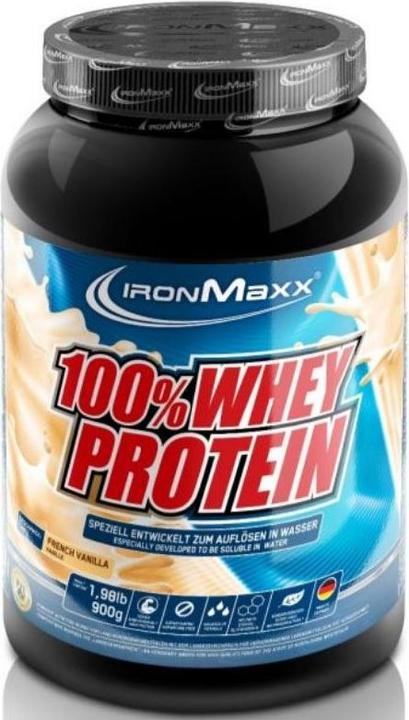 Produktbild IronMaxx 100% Whey Protein (Vanille, 1 Stk., 900 g)