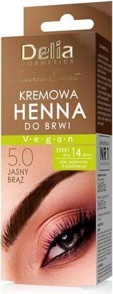 Immagine prodotto Delia Cosmetics Colore per sopracciglia Consistenza cremosa Marrone chiaro Colore di lunga durata Facile