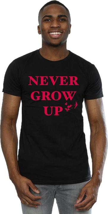 Immagine prodotto Disney Peter Pan Never Grow Up Maglietta Uomo (L)