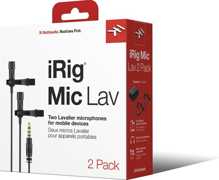 Actual product image IK Multimedia iRig Mic Lav 2 Pack