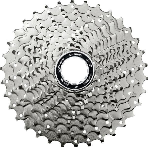 Image du produit Shimano Cassette TIAGRA CS-HG500 10 vitesses 11-34 dents pack de 10 (10-vitesse, 11-34)