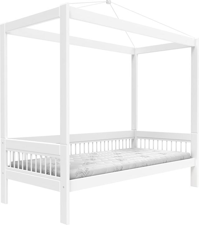 Produktbild Lifetime Kidsrooms Himmelbett mit Rahmen Breeze 200 und Deluxe Lattenrost (90 x 200 cm)