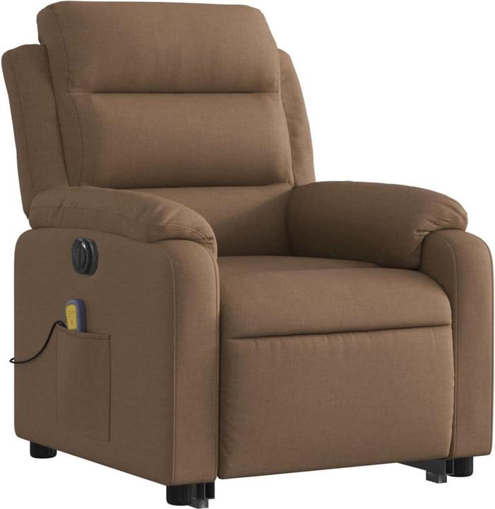 VidaXL Elektrischer Massagesessel mit Aufstehhilfe Stoff