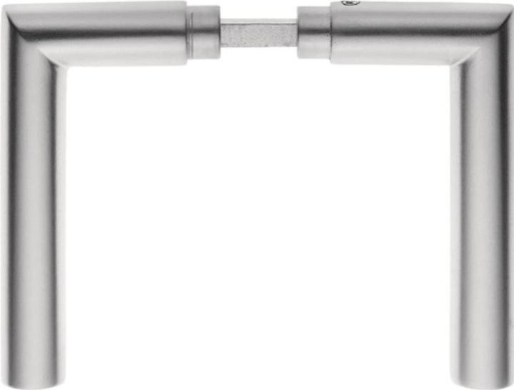 Actual product image EDI Pair of lever handles 108 H stainless steel F00 Square spindle 10 mm (Door handle)