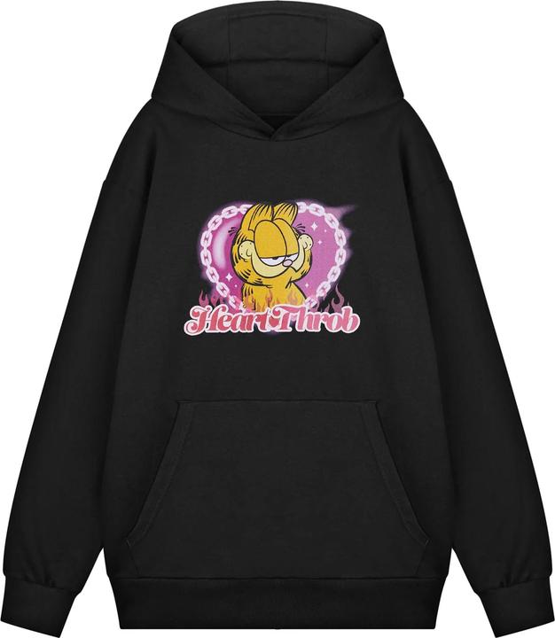 Immagine prodotto Garfield Heart Throb Felpa con Cappuccio Adulto Unisex (L)