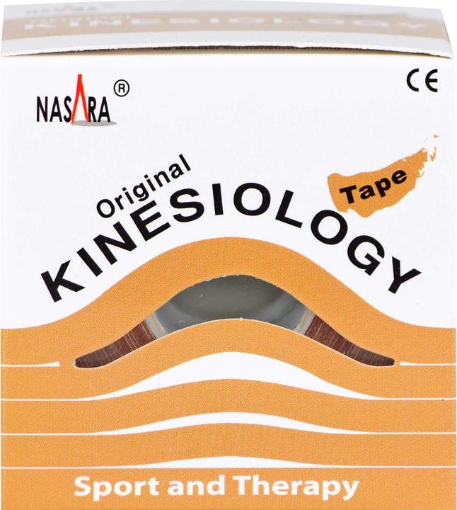 Actual product image Mikros NASARA Kinesiology Tape Beige 5cmx5m, 1 pc PFL (5 m)