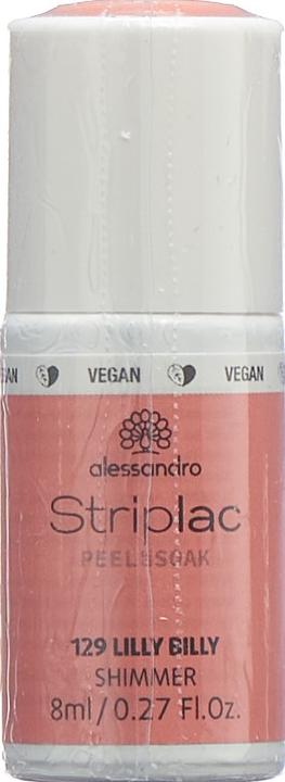 Produktbild Alessandro Striplac Peel or Soak Lilly Billy 8 ml (129, Abziehbarer Nagellack)