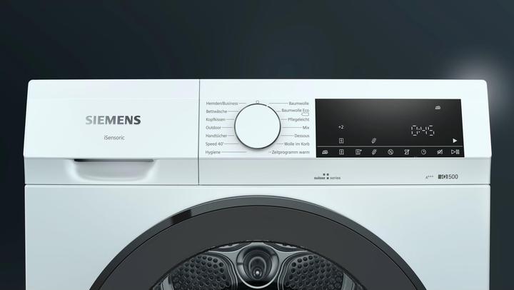 Actual product image Siemens WQ33G290CH (8 kg, Right, CH plug)