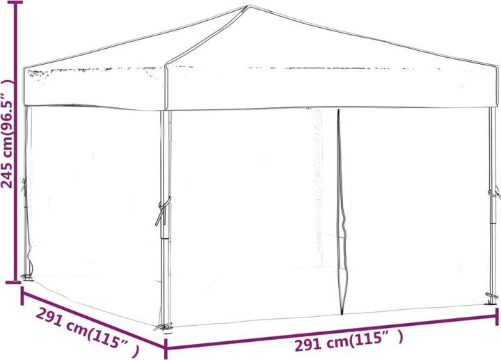 Actual product image VidaXL Bernhilde (291 cm, 291 cm)