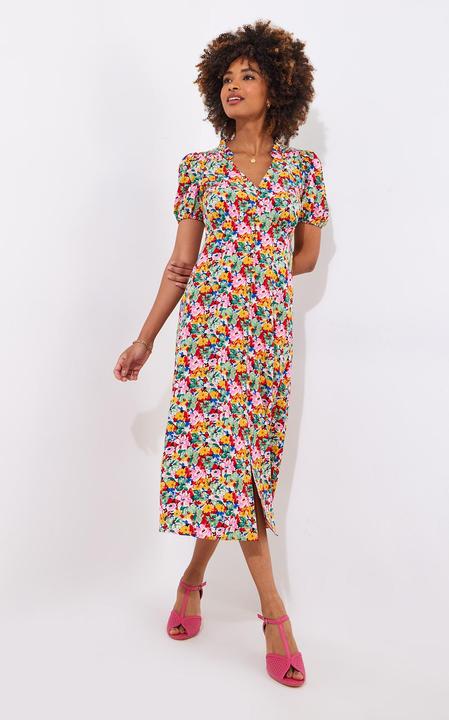 Produktbild Joe Browns Frilly Floral Shirred Midi (42)
